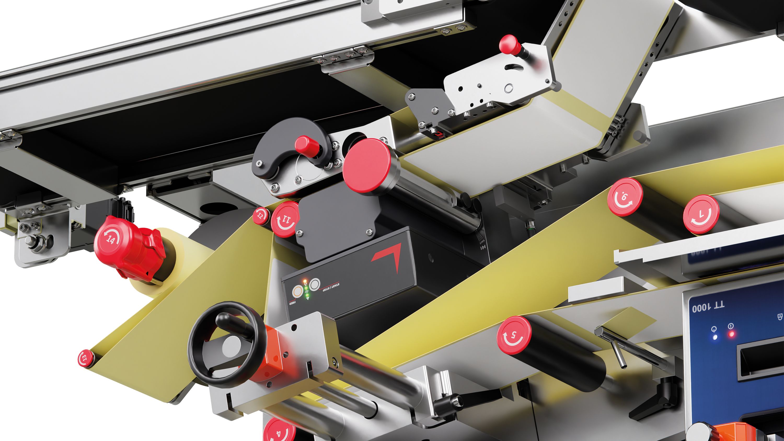 Geset 212 détail étiquetage de la face inférieure
