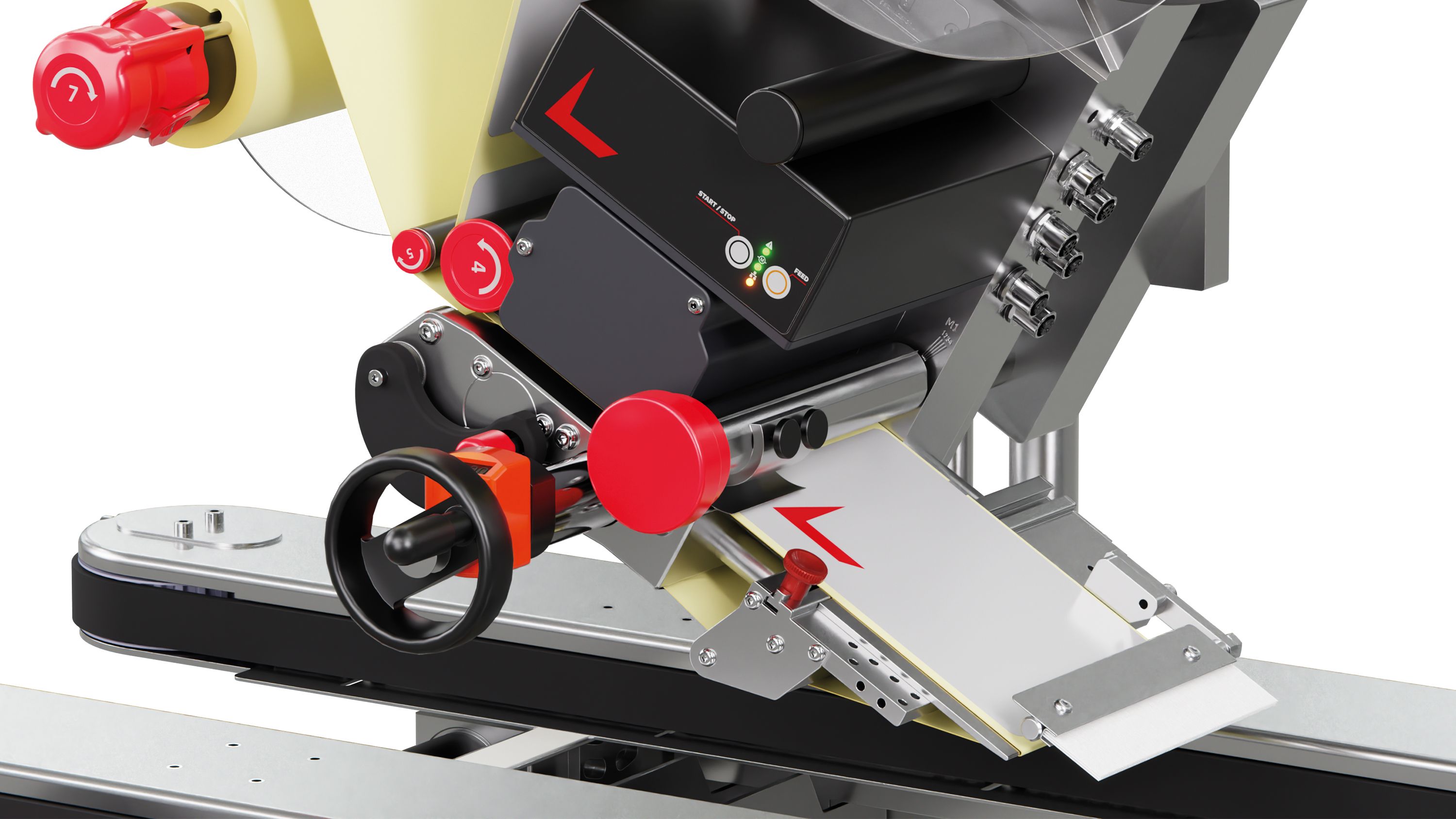 Geset 241 détail applicateur d’étiquettes