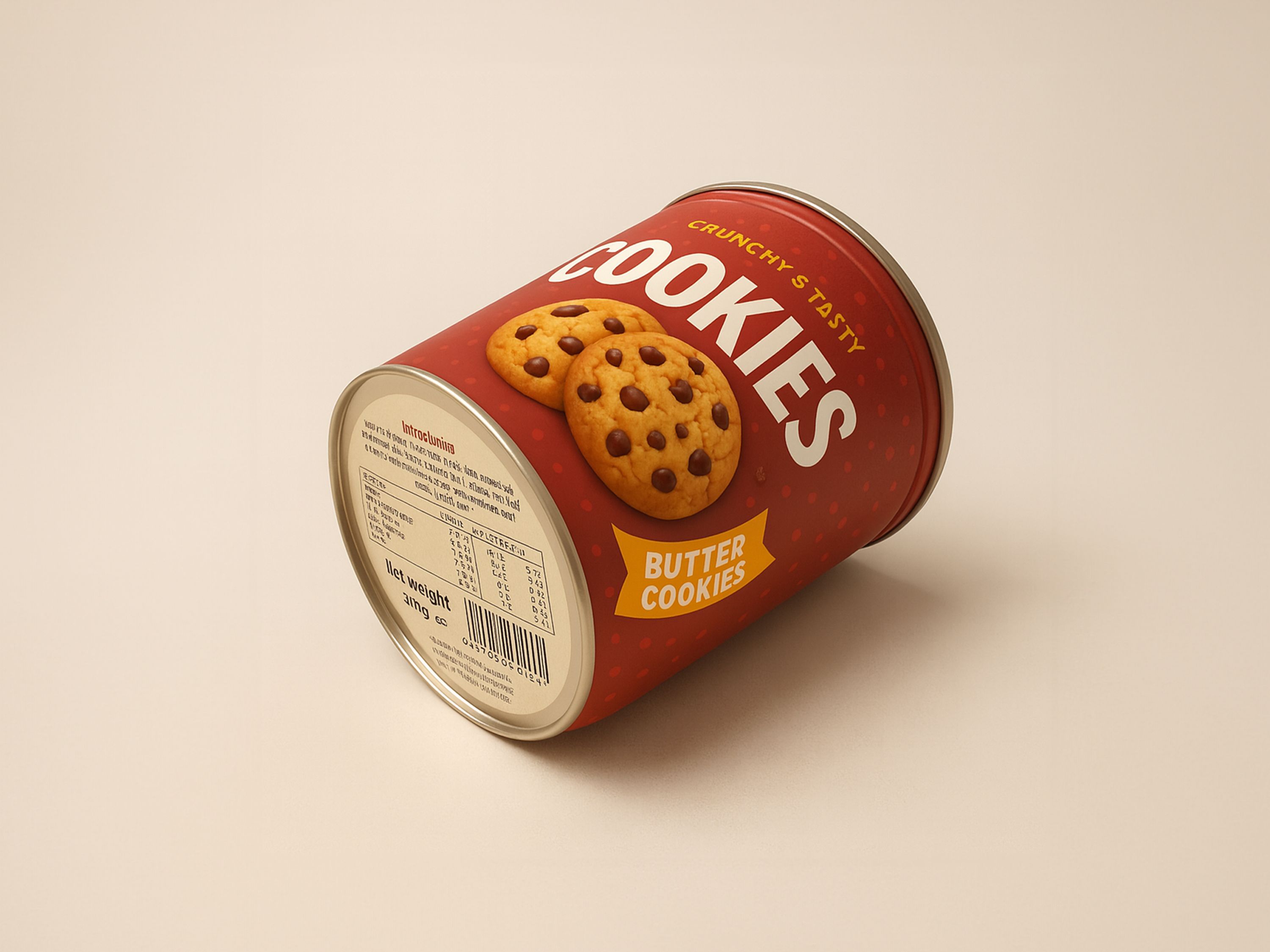 Système d’étiquetage Geset 242 étiquette sur boîte à biscuits