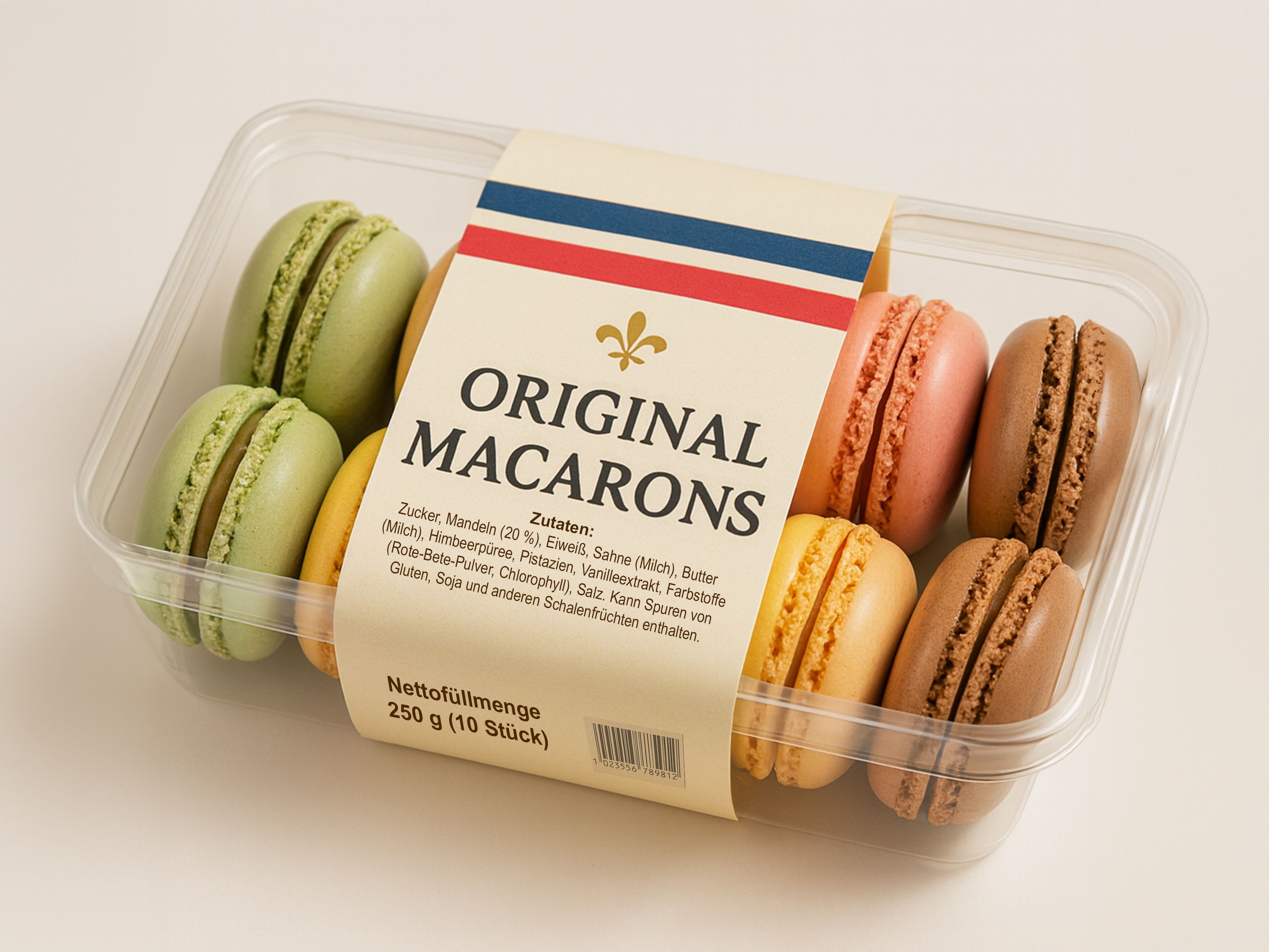 Système d’étiquetage Geset 249 étiquette D-Wrap sur macarons