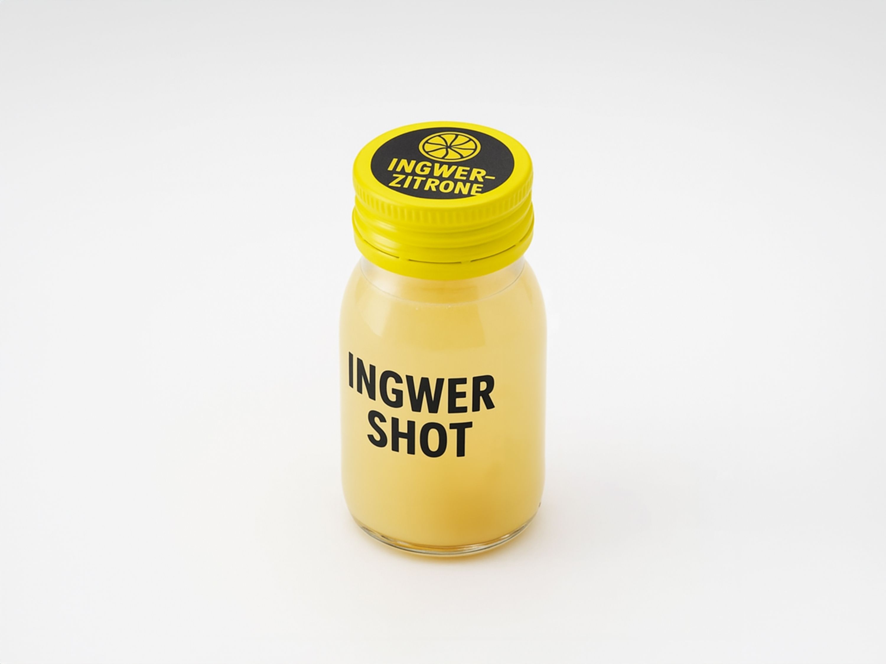 Système d’étiquetage Geset 142 étiquette sur shot de gingembre