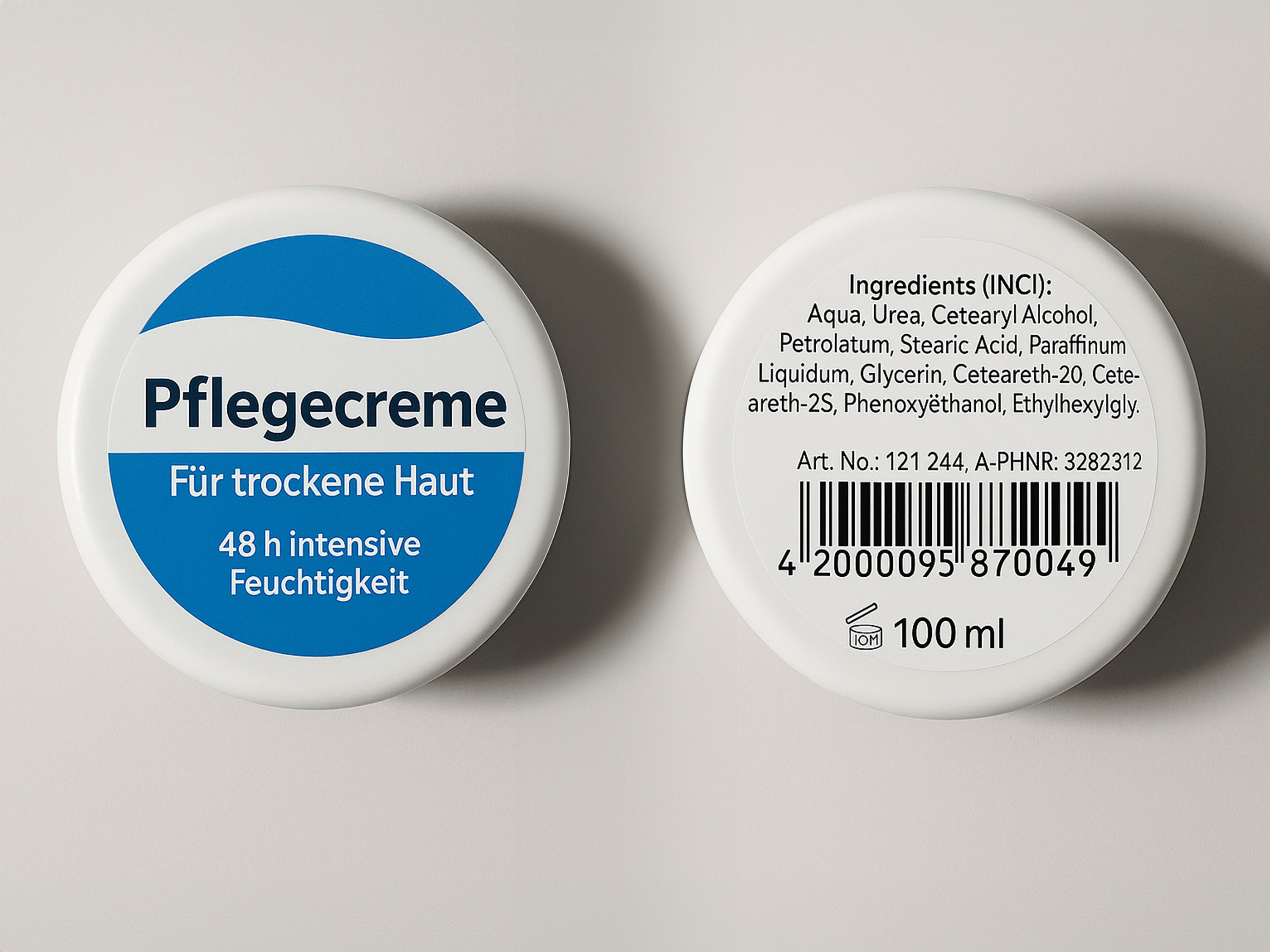 Système d’étiquetage Geset 247 étiquette sur crème de soin