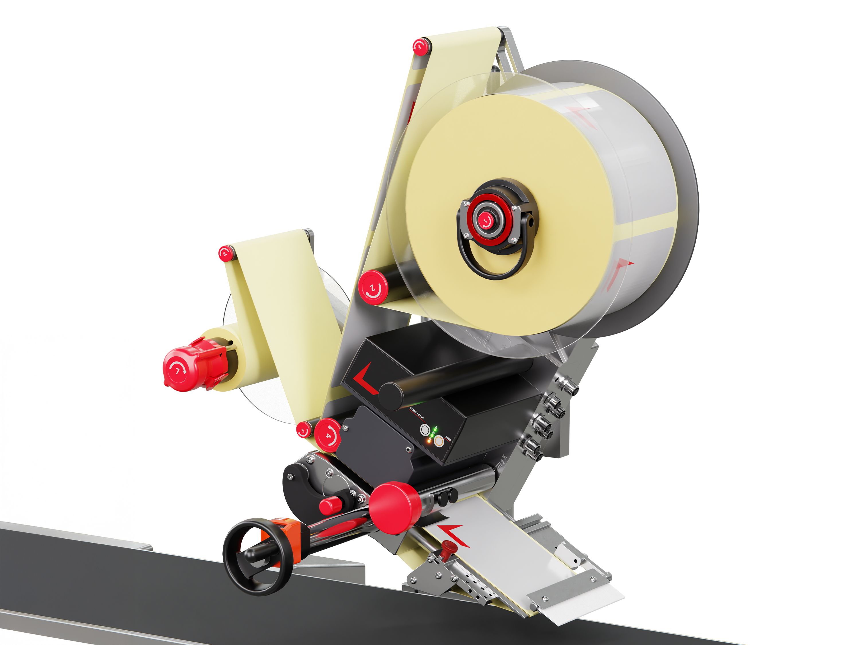 Étiqueteuse Geset 211 avec étiquettes droite