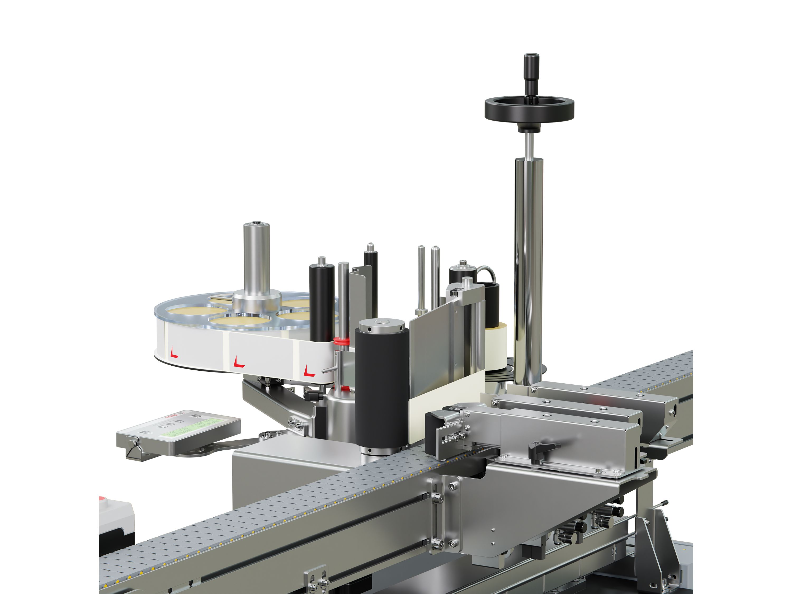 Étiqueteuse Geset 222 avec étiquettes droite