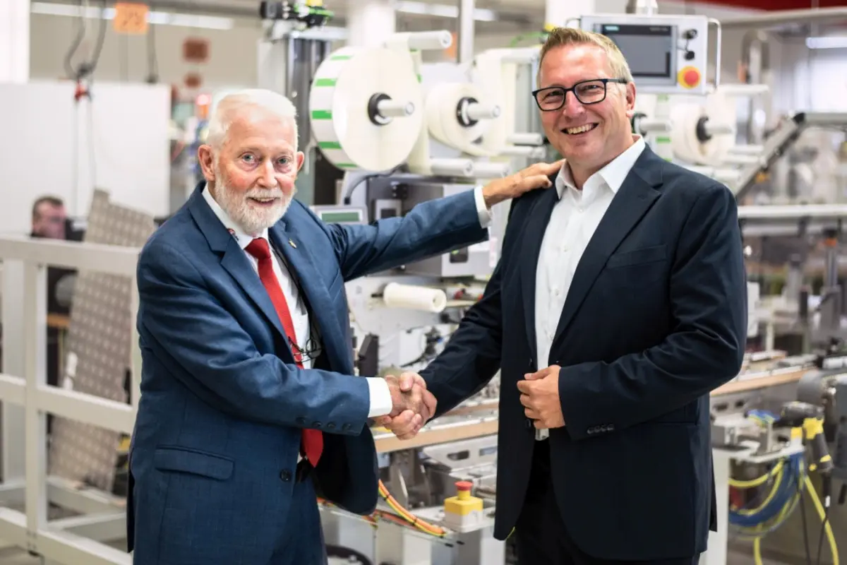 CEOs of Weber Marking Systems Eckhard and Volker Bluhm